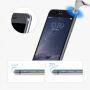 HOCO superodolné 9H tvrdené sklo (Tempered Glass) pre Apple iPhone 6 / 6S - Anti-blue-ray - vrúbkovaný rámček čierny