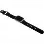 FIXED Silicone Strap remienok s kratšou a dlhšou prackou pre Apple Watch 42mm / 41mm / 40mm / 38mm - čierny