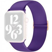 Silikónový remienok s posuvnou prackou pre Apple Watch Ultra 49mm / 46mm / 45mm / 44mm / 42mm - fialový