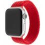 FIXED prevliekací nylonový remienok pre Apple Watch 42mm / 41mm / 40mm / 38mm - XL - červený