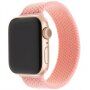 FIXED prevliekací nylonový remienok pre Apple Watch 42mm / 41mm / 40mm / 38mm - XL - ružový
