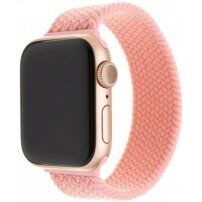 FIXED prevliekací nylonový remienok pre Apple Watch Ultra 49mm / 46mm / 45mm / 44mm / 42mm - XL - ružový