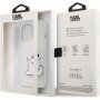 Karl Lagerfeld Choupette Eat kryt pre iPhone 13 Pro Max - číry