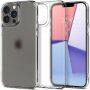 Spigen Quartz Hybrid matný kryt so sklenenou zadnou stranou pre iPhone 13 Pro Max - číry