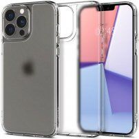 Spigen Quartz Hybrid matný kryt so sklenenou zadnou stranou pre iPhone 13 Pro Max - číry