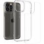 Spigen Quartz Hybrid matný kryt so sklenenou zadnou stranou pre iPhone 13 Pro Max - číry