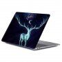 Matný kryt pre MacBook Pro 15" (A1398) - modrý jeleň