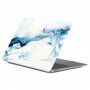 Matný kryt pre MacBook Pro 15" (A1398) - bielo-tyrkysový mramor