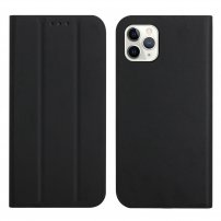 Magnetické flipové puzdro pre iPhone 11 Pro Max - čierne