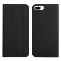 Magnetické flipové puzdro pre iPhone 7 Plus / 8 Plus - čierny