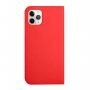 Magnetické flipové puzdro pre iPhone 12 Pro Max - červené