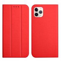 Magnetické flipové puzdro pre iPhone 11 Pro - červené