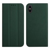 Magnetické flipové puzdro pre iPhone X / XS - zelené