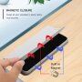 Magnetické flipové puzdro pre iPhone 12 Pro Max - sivé