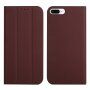 Magnetické flipové puzdro pre iPhone 7 Plus / 8 Plus - hnedé
