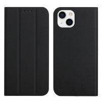 Magnetické flipové puzdro pre iPhone 13 - čierne