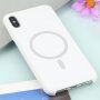 Silikónový kryt s podporou nabíjania Magsafe pre iPhone XR - biely