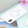 Silikónový kryt s podporou nabíjania Magsafe pre iPhone XR - biely