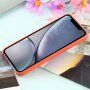 Silikónový kryt s podporou nabíjania Magsafe pre iPhone XR - oranžový