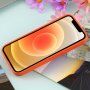 Silikónový kryt s podporou nabíjania Magsafe pre iPhone 13 Pro Max - oranžový