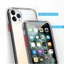 Mramorovaný kryt odolný proti poškrabaniu pre iPhone 11 Pro - tyrkysový