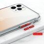 Mramorovaný kryt odolný proti poškrabaniu pre iPhone 11 Pro - tyrkysový