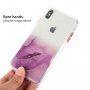 Mramorovaný kryt odolný proti poškrabaniu pre iPhone XS Max - svetlomodrý
