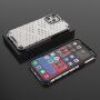 Kryt so štruktúrou včelieho plástu pre iPhone 13 Pro Max - biely