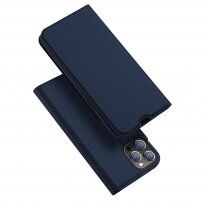 DUX DUCIS flipové puzdro pre iPhone 13 Pro - tmavomodré