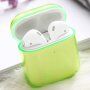 Neónový ochranný obal pre AirPods 1 / 2 - zelený