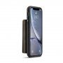 DG.MING 2 v 1 kryt s odnímateľnou magnetickou peňaženkou pre iPhone X / XS - kávový