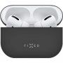FIXED Silky ultratenký silikónový obal pre AirPods Pro - čierny