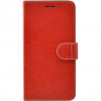 FIXED FIT flipové puzdro pre iPhone 13 mini - červené