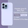 Imak mäkký nárazuvzdorný kryt pre iPhone 13 Pro Max - fialový