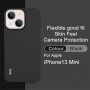 Imak mäkký nárazuvzdorný kryt pre iPhone 13 mini - čierny