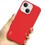 Imak mäkký nárazuvzdorný kryt pre iPhone 13 mini - červený
