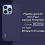 Imak mäkký nárazuvzdorný kryt pre iPhone 13 Pro - modrý