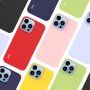 Imak mäkký nárazuvzdorný kryt pre iPhone 13 Pro - modrý