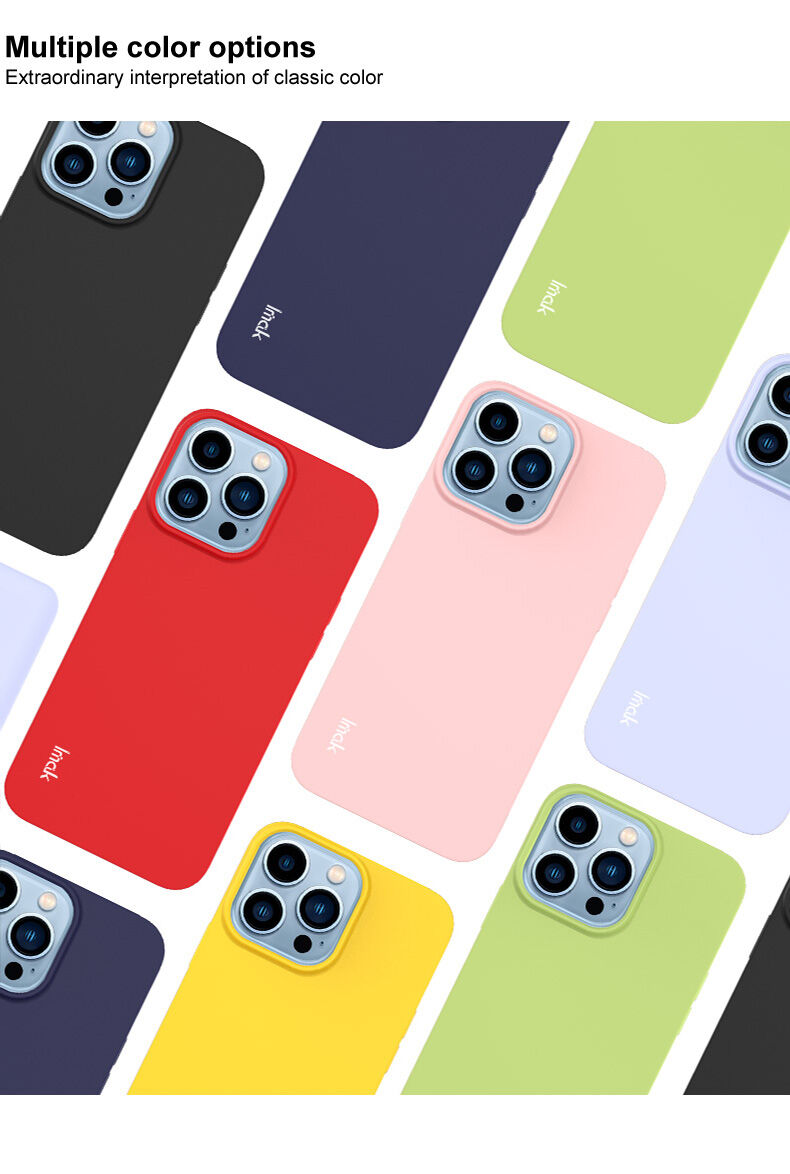 Imak mäkký nárazuvzdorný kryt pre iPhone 13 Pro - modrý Imak mäkký nárazuvzdorný kryt pre iPhone 13 Pro - modrý