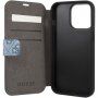 Guess 4G Metal Logo flipové puzdro pre iPhone 13 Pro Max - modré