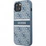 Guess 4G Printed Stripe kryt pre iPhone 13 - modrý