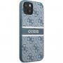 Guess 4G Printed Stripe kryt pre iPhone 13 - modrý