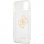 Guess Big 4G Full Glitter kryt pre iPhone 13 - číry