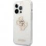 Guess Big 4G Full Glitter kryt pre iPhone 13 Pro - číry