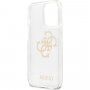 Guess Big 4G Full Glitter kryt pre iPhone 13 Pro - číry