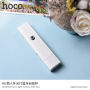 HOCO bezdrôtová selfie tyč s doplnkovým svetlom pre Apple iPhone – max 72 cm – biela
