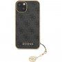 Guess 4G Charms kryt pre iPhone 13 mini - sivý