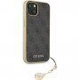 Guess 4G Charms kryt pre iPhone 13 mini - sivý