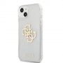 Guess Big 4G Full Glitter kryt pre iPhone 13 - číry