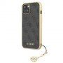 Guess 4G Charms kryt pre iPhone 13 mini - sivý